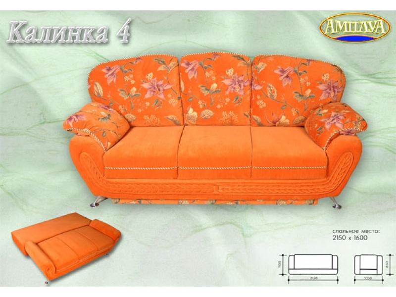 диван прямой калинка-4 еврокнижка в Бийске