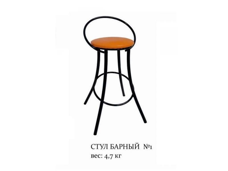 стул барный №1 с окрашенным металлокаркасом в Бийске