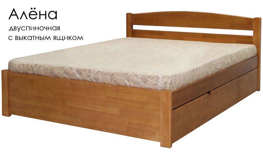 кровать алёна из массива сосны в Бийске