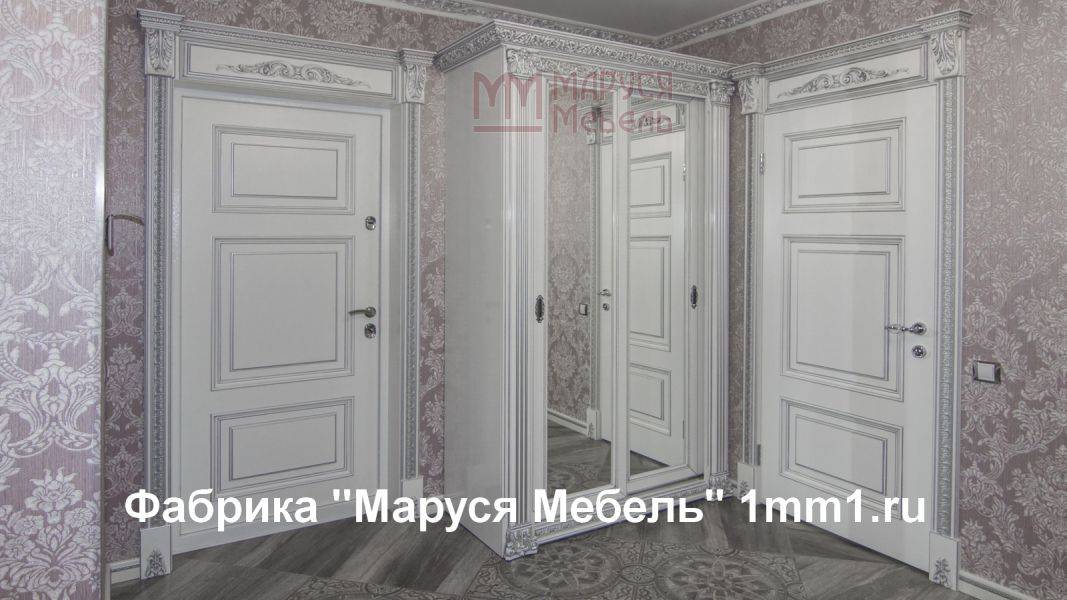 резная белая прихожая в Бийске