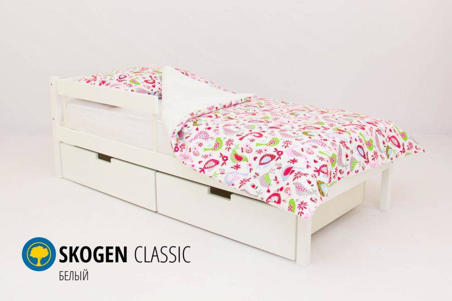 детская кровать skogen classic белый в Бийске