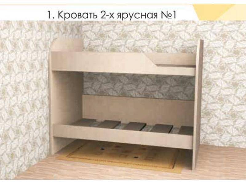 кровать двухъярусная 1 в Бийске