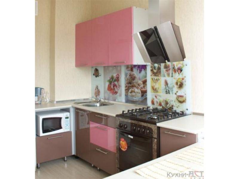 кухонный гарнитур угловой крем-брюле в Бийске