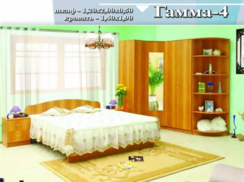 спальный гарнитур «гамма 4» в Бийске