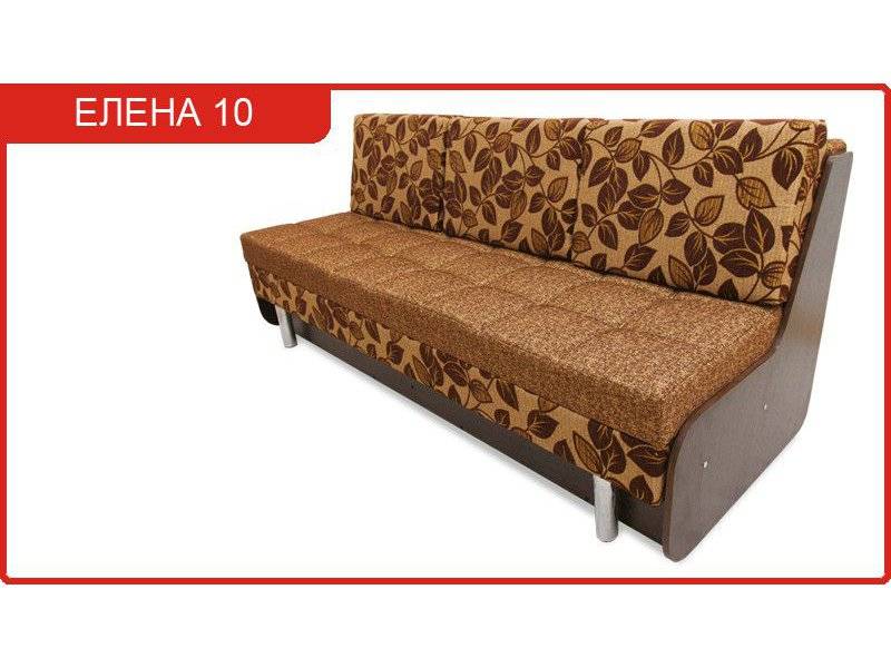 кухонный прямой диван елена 10 в Бийске