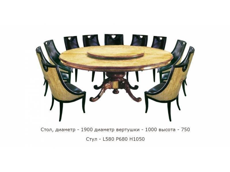 стол круглый и стулья в Бийске