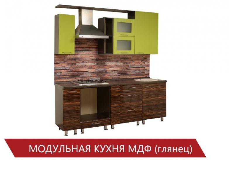 модульная кухня мдф глянец в Бийске