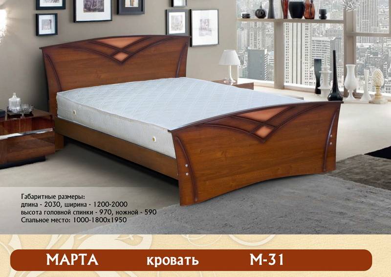 кровать «марта м-31» в Бийске