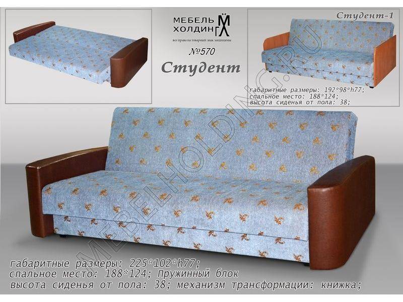 эконом диван студент в Бийске