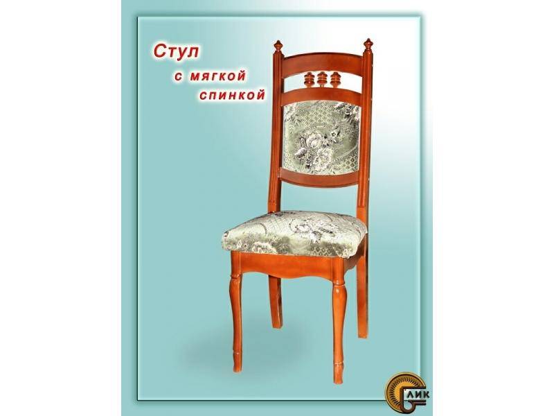 стул с мягкой спинкой в Бийске