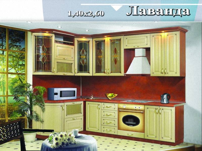 кухня угловая «лаванда» в Бийске
