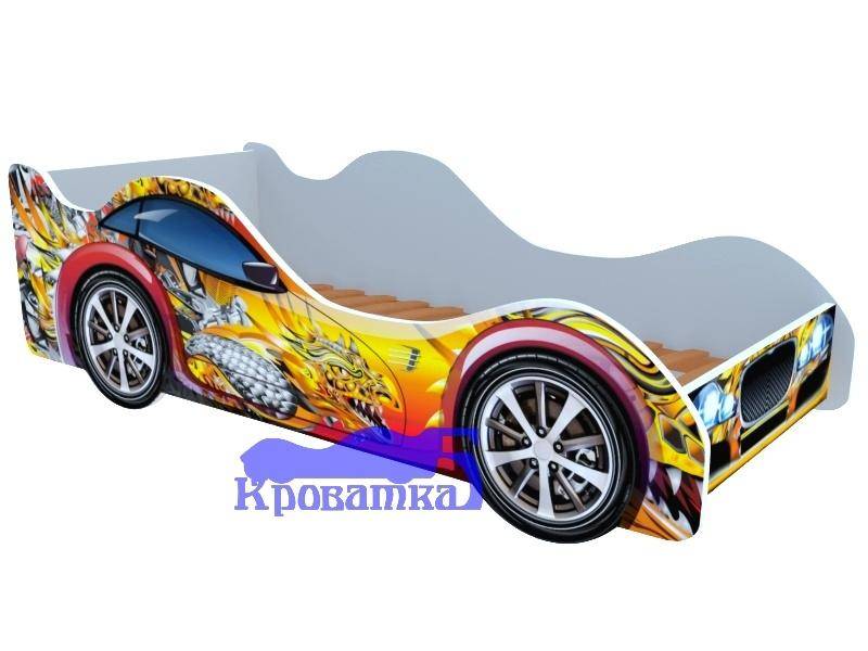 кровать красно-желтый дракон в Бийске
