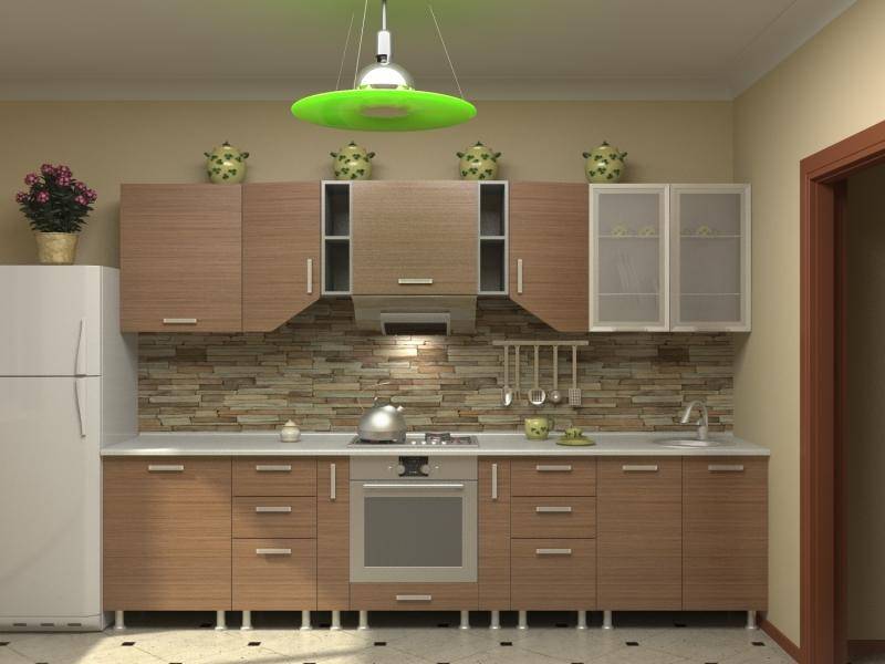 кухня прямая азалия комплектация 9 в Бийске