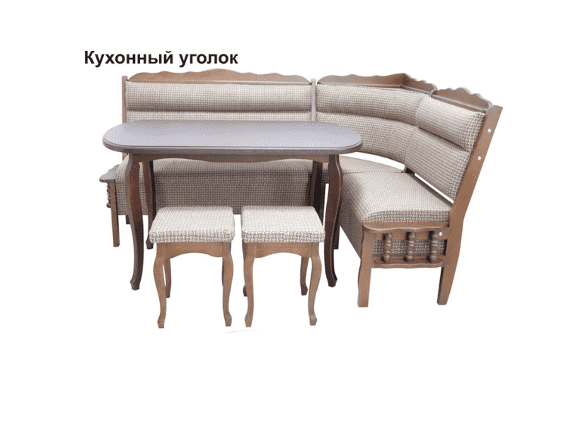 светлый кухонный уголок в Бийске