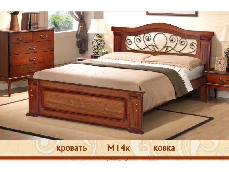 кровать м 14 с коваными элементами в Бийске