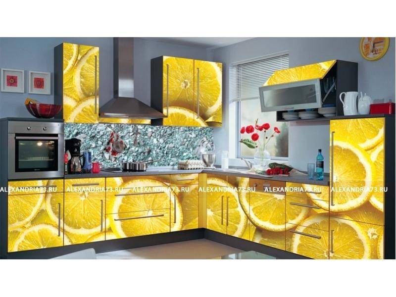 кухня угловая александрия лимоны в Бийске