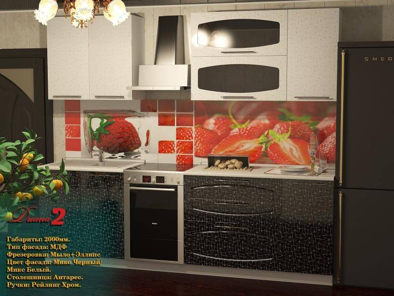 прямая кухня диана 2 в Бийске