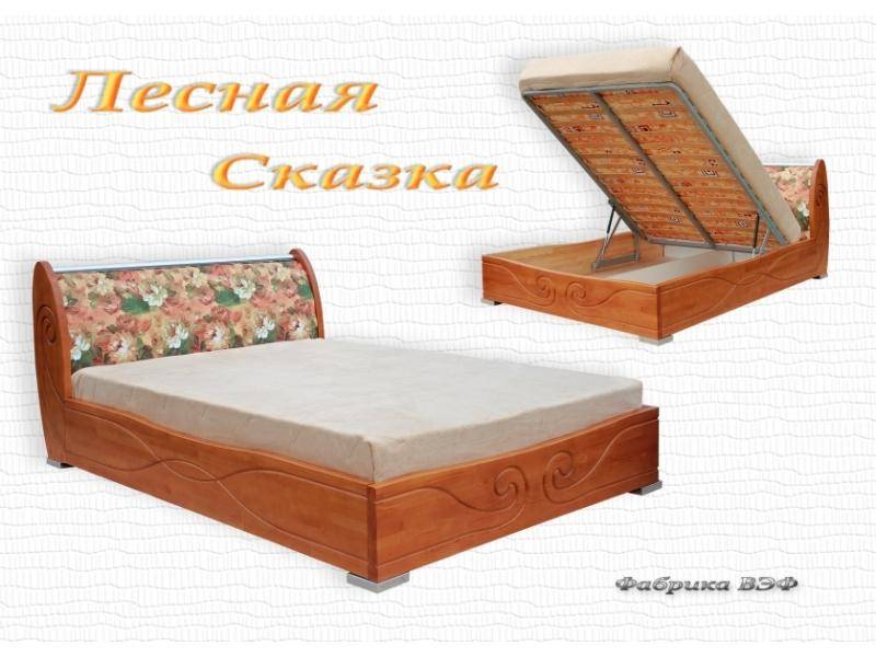 кровать с подъемным механизмом лесная сказка в Бийске