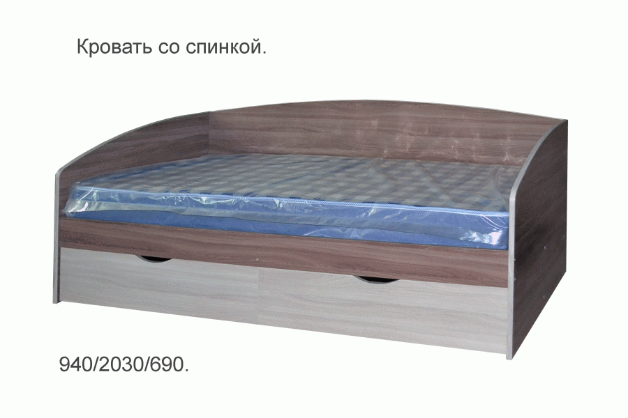 кровать со спинкой в Бийске