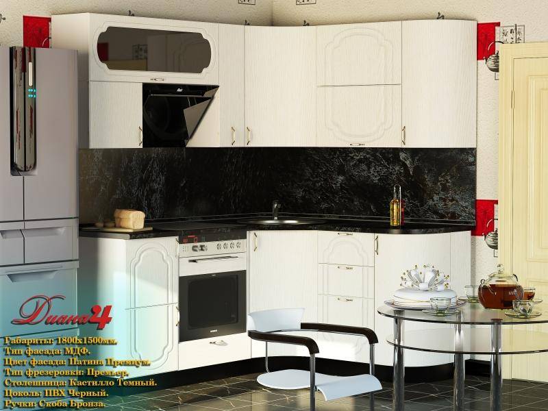 угловая кухня диана 4 в Бийске