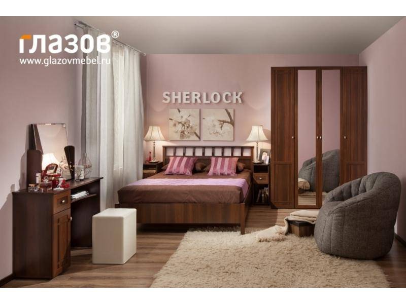 спальня sherlock в декоре орех шоколадный в Бийске