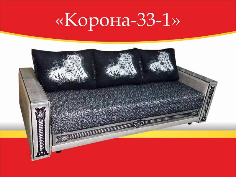 диван прямой корона-33/1 в Бийске