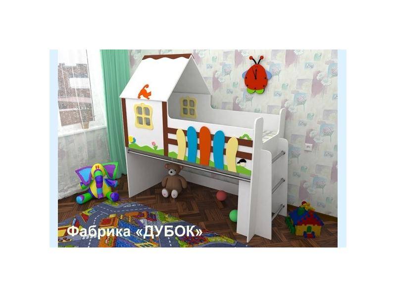 кровать-чердак для детей сказочный домик в Бийске