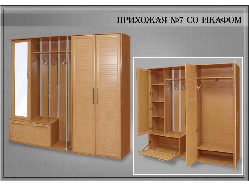 прихожая №7 со шкафом в Бийске