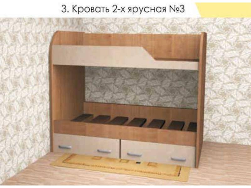 кровать двухъярусная 3 в Бийске