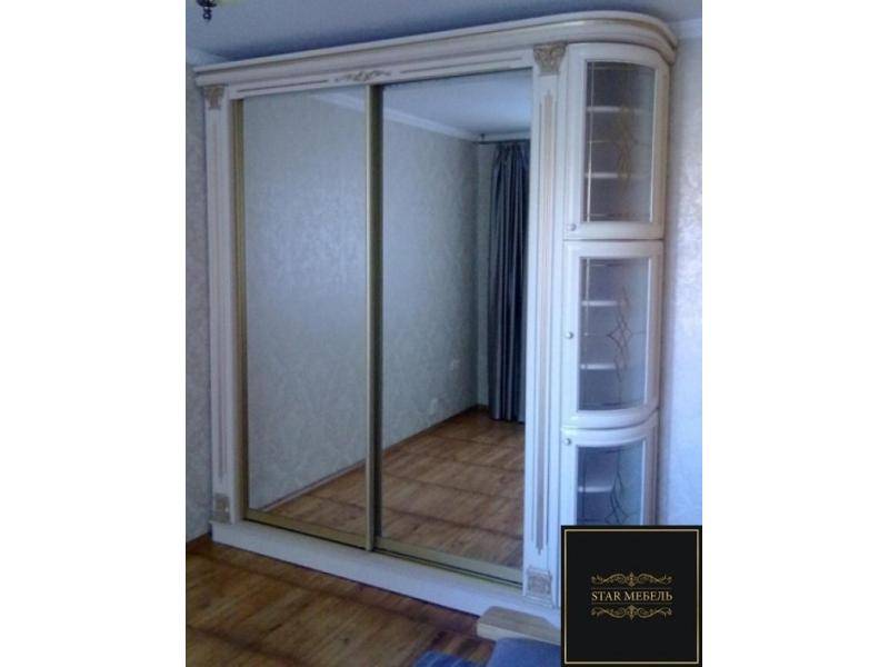 зеркальный шкаф-купе в спальню в Бийске