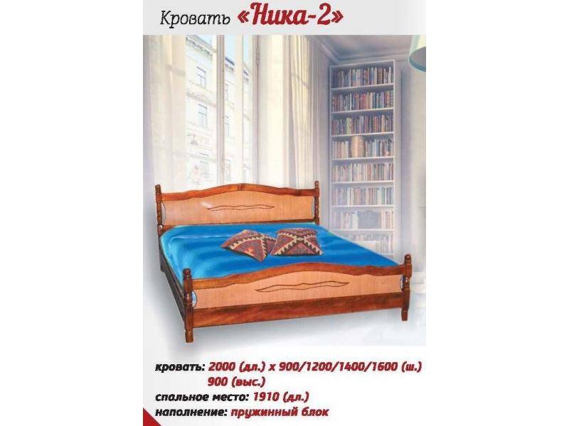кровать двухспальная ника 2 в Бийске