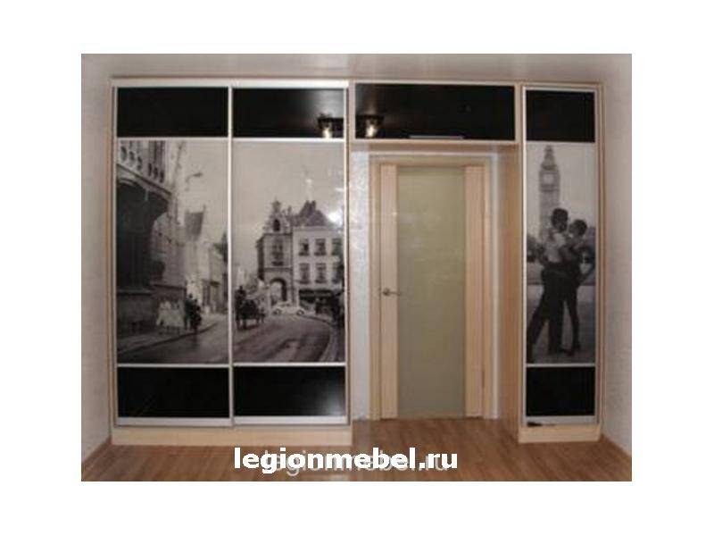 удобный шкаф в спальню с фотопечатью в Бийске