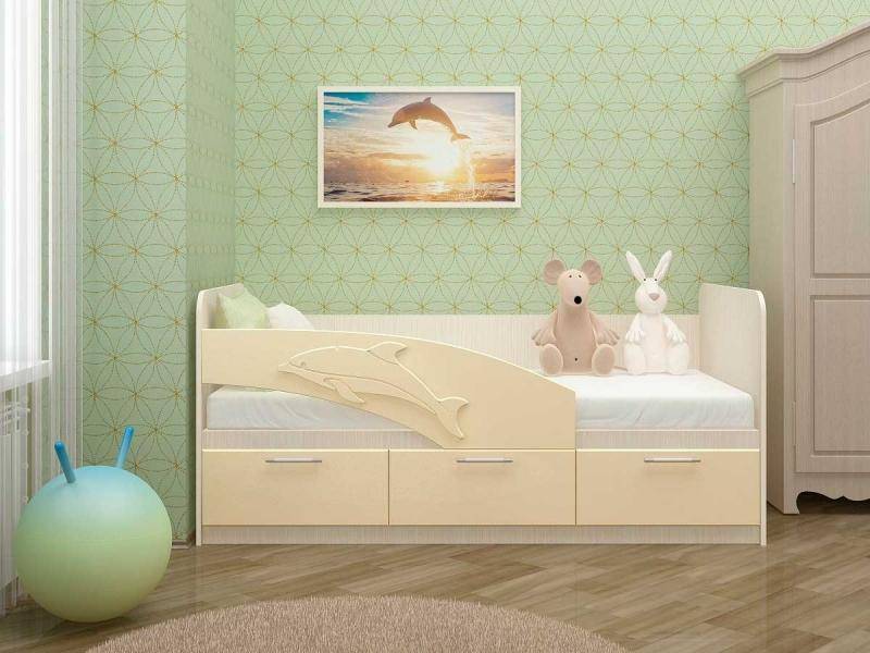 кровать детская дельфин в Бийске