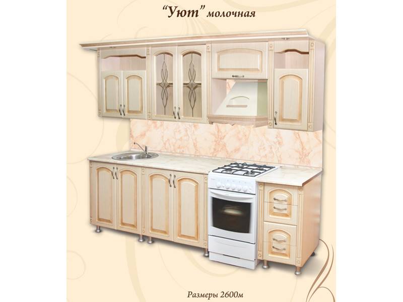 кухонный гарнитур прямой уют в Бийске