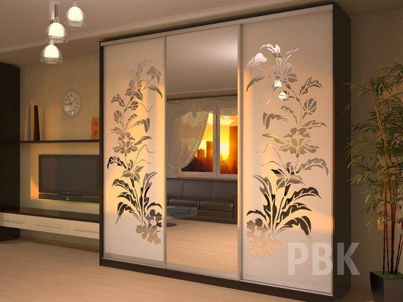 шкаф с пескоструйным фасадом фантазия в Бийске