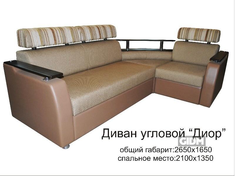 угловой диван с полкой дион в Бийске