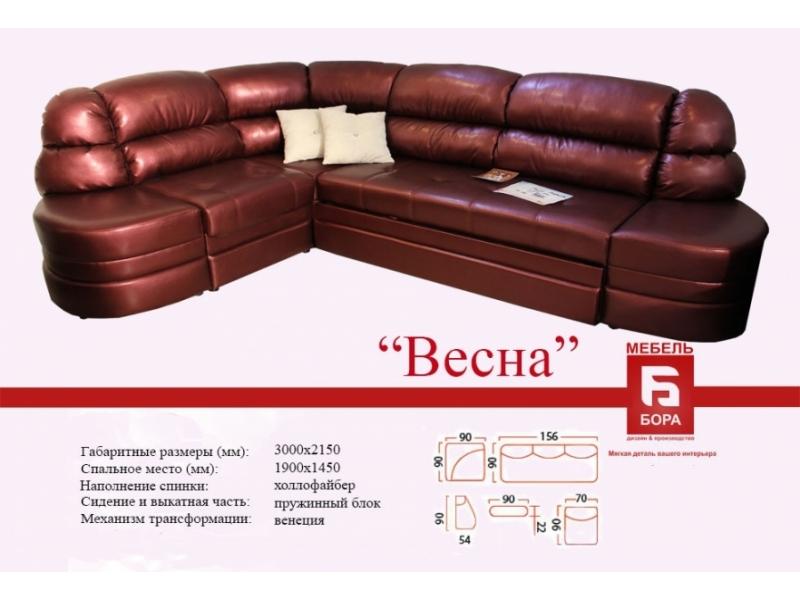 угловой диван весна в Бийске
