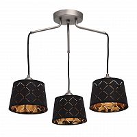 подвесная люстра mw-light лацио 8 103012003 черная в Бийске