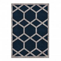 ковер ahston blue 120x170 синий в Бийске