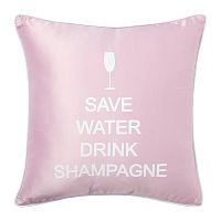 подушка с надписью save water drink shampagne в Бийске