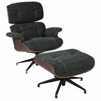 кресло jeans dark серое в Бийске