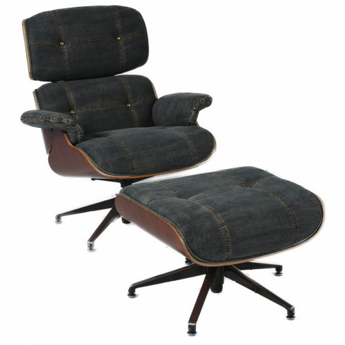 кресло jeans dark серое в Бийске