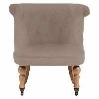 кресло amelie french country chair бежевое в Бийске