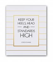 постер keep your heels а3 в Бийске