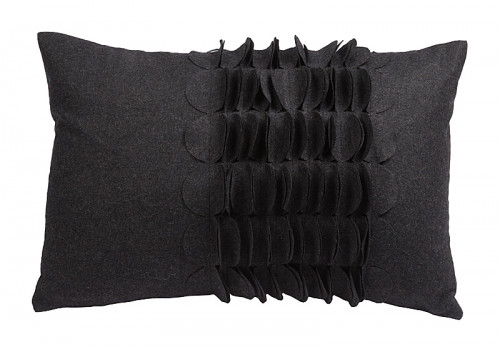 подушка с объемным узором giselle dark gray в Бийске