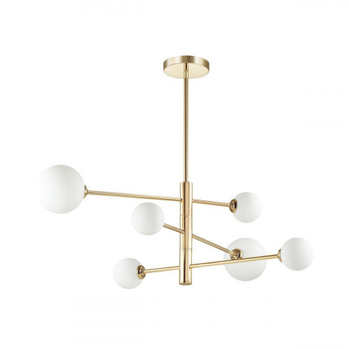 подвесная люстра lumion estelle 4418/6c белая в Бийске