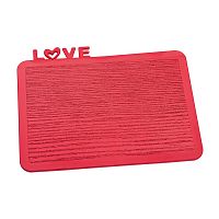 разделочная доска happy board love, красная в Бийске