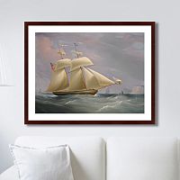 картина: the topsail schooner, 1838г. в Бийске