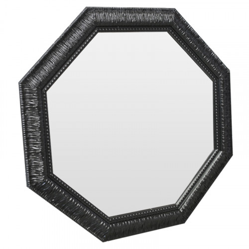 зеркало восьмиугольное черное с резьбой black sparkle в Бийске