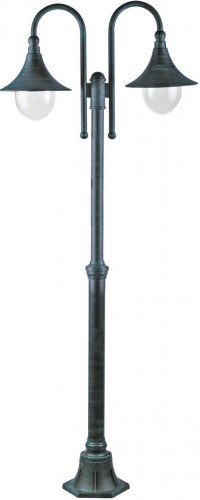 садово-парковый светильник arte lamp malaga a1086pa-2bg в Бийске